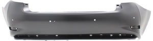 ES300H 13-15 REAR BUMPER COVER, Primed, w/ Molding and Parking Aid Snsr Holes