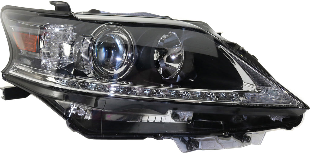RX350/RX450H 13-15 HEAD LAMP RH, Lens and Housing, Halogen, w/ LED DRL, Japan Built Vehicle - CAPA