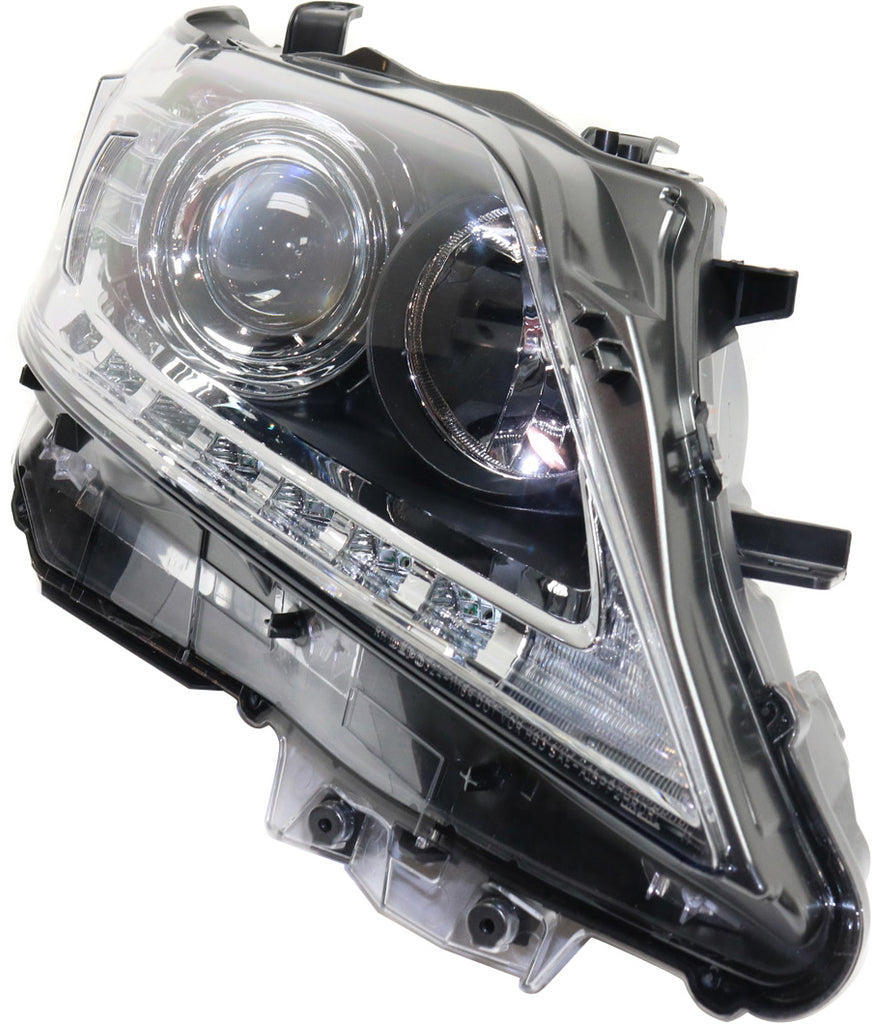 RX350/RX450H 13-15 HEAD LAMP RH, Lens and Housing, Halogen, w/ LED DRL, Japan Built Vehicle - CAPA