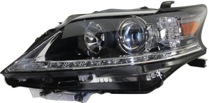 RX350/RX450H 13-15 HEAD LAMP LH, Lens and Housing, Halogen, w/ LED DRL, Japan Built Vehicle - CAPA