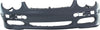 C-CLASS 02-04 FRONT BUMPER COVER, Primed, w/o AMG Styling Pkg, w/ Headlight Washer Holes, Coupe