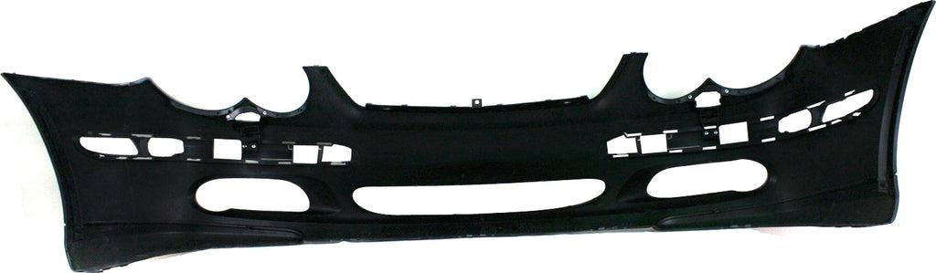 C-CLASS 02-04 FRONT BUMPER COVER, Primed, w/o AMG Styling Pkg, w/ Headlight Washer Holes, Coupe