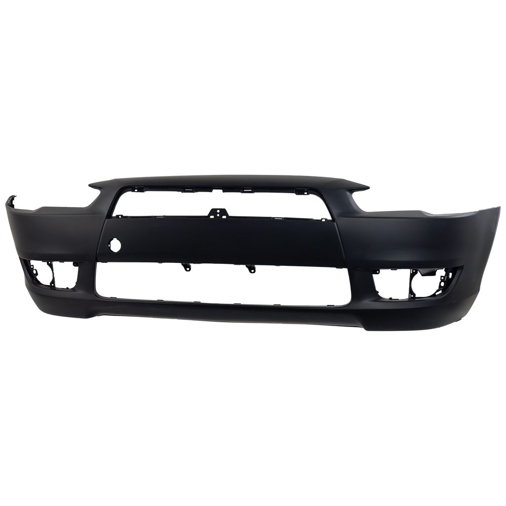 LANCER 08-15 FRONT BUMPER COVER, Primed, w/o Air Dam Holes, w/o Chrome Grille, Standard Type, Exc. Evolution Mddels - CAPA