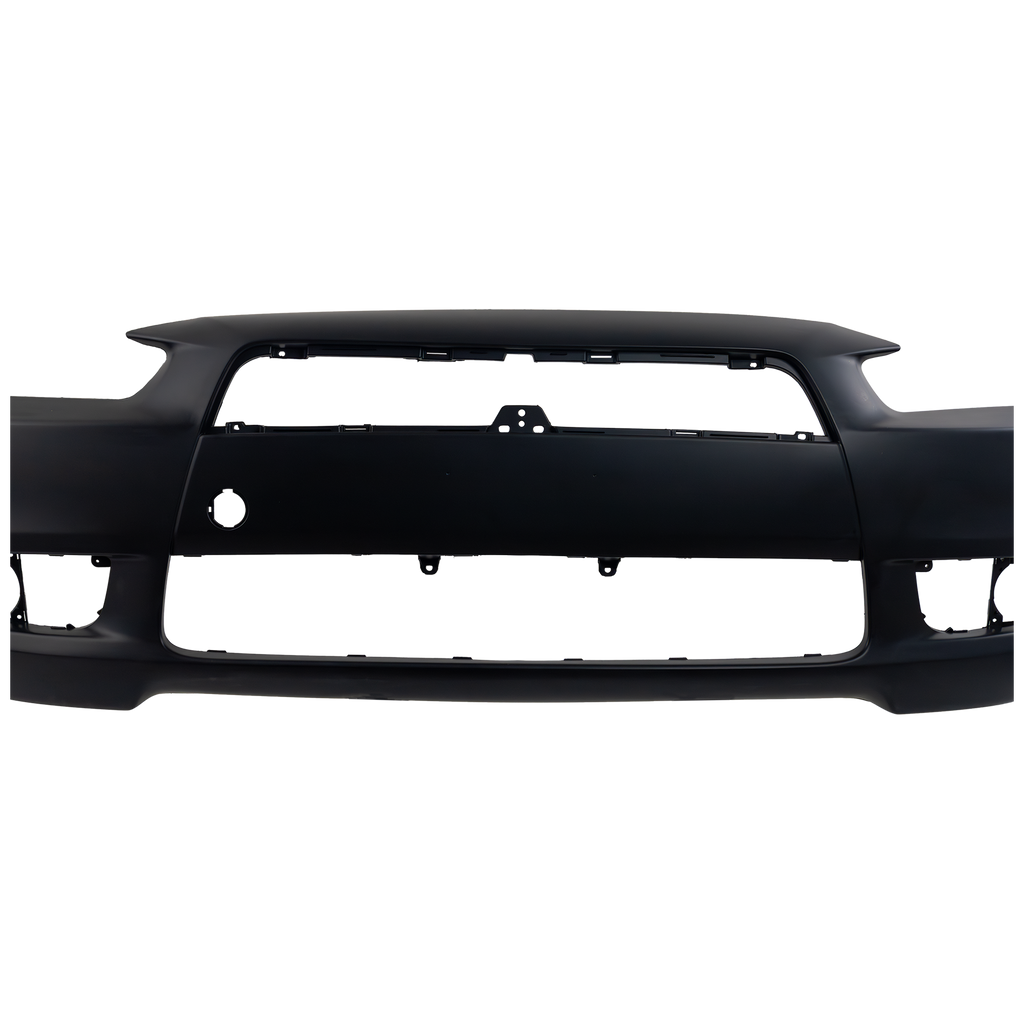 LANCER 08-15 FRONT BUMPER COVER, Primed, w/o Air Dam Holes, w/o Chrome Grille, Standard Type, Exc. Evolution Mddels - CAPA