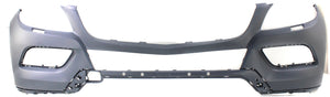 ML350/ML550 12-14 FRONT BUMPER COVER, Prmd, w/o AMG Pkg, w/ HLW Holes, w/o Parktronic Holes