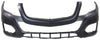 GLK-CLASS 13-15 FRONT BUMPER COVER, Prmd, w/o AMG Styling Pkg, w/ HLW Holes, w/o Parktronic Holes