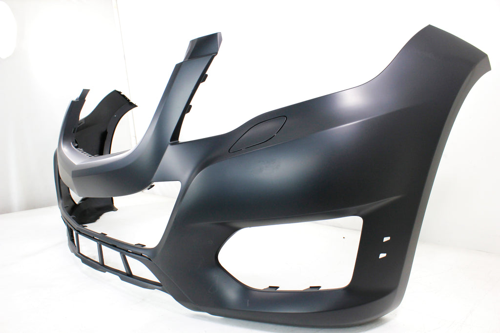 GLK-CLASS 13-15 FRONT BUMPER COVER, Prmd, w/o AMG Styling Pkg, w/ HLW Holes, w/o Parktronic Holes