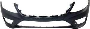 S550/S600 14-17 FRONT BUMPER COVER, Primed, w/ AMG Styling Package, w/o Parktronic Holes, Sedan