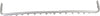 MILAN 06-09 FRONT BUMPER GRILLE, Bar, Ptd-Silver