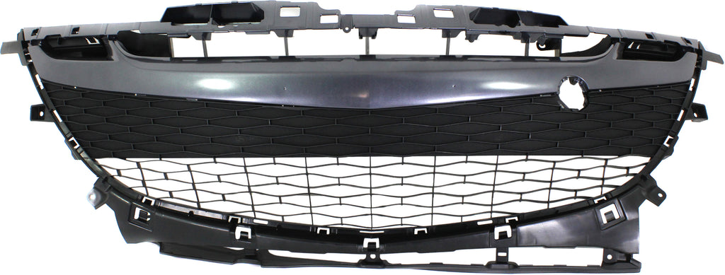 MAZDA 3 10-11 FRONT BUMPER GRILLE, Gray, 2.5L