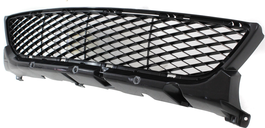 MAZDA 3 04-06 FRONT BUMPER GRILLE, Front Cover, Black, Standard Type, Sedan - CAPA