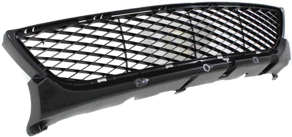 MAZDA 3 04-06 FRONT BUMPER GRILLE, Front Cover, Black, Standard Type, Sedan - CAPA