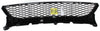 MAZDA 3 04-06 FRONT BUMPER GRILLE, Front Cover, Black, Standard Type, Sedan - CAPA