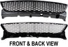 MAZDA 3 04-06 FRONT BUMPER GRILLE, Front Cover, Black, Standard Type, Sedan