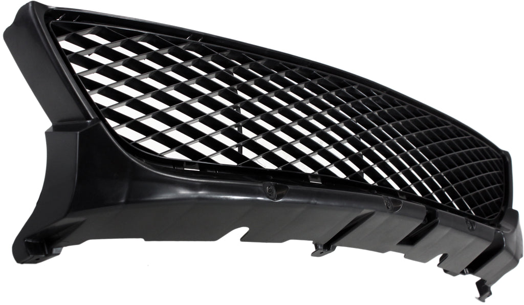 MAZDA 3 04-06 FRONT BUMPER GRILLE, Front Cover, Black, Standard Type, Sedan