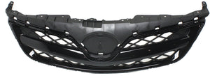 MAZDA 3 10-11 FRONT BUMPER GRILLE, Textured Gray, 2.0L Eng. - CAPA