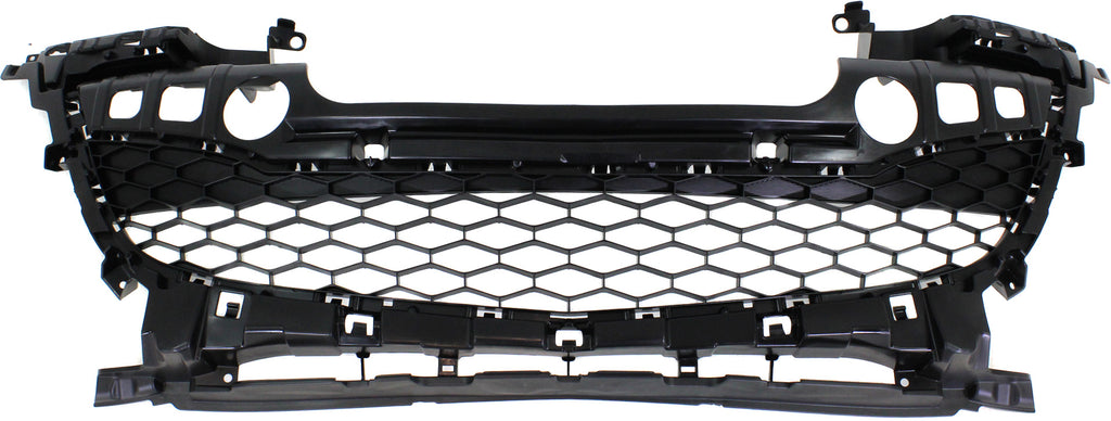 MAZDA 3 12-13 FRONT BUMPER GRILLE, Textured Gray, (Hatchback, 2.0/2.5L Eng)/Sedan - CAPA