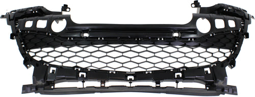 MAZDA 3 12-13 FRONT BUMPER GRILLE, Textured Gray, (Hatchback, 2.0/2.5L Eng)/Sedan - CAPA