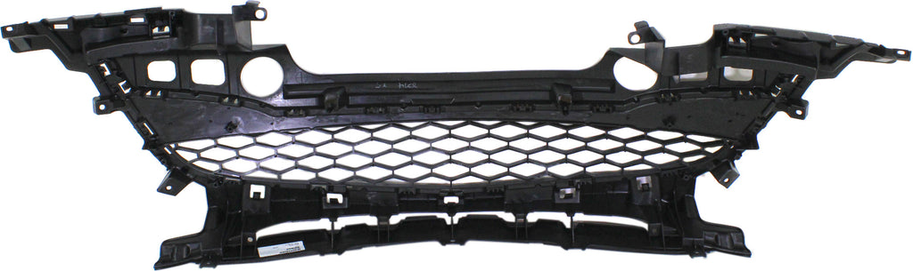 MAZDA 3 12-13 FRONT BUMPER GRILLE, Textured Gray, (Hatchback, 2.0/2.5L Eng)/Sedan - CAPA