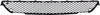 S350/S550 12-13 FRONT BUMPER GRILLE, Center, Black, w/ AMG Sport Package