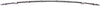 CX-7 10-12 FRONT BUMPER GRILLE MOLDING, Chrome