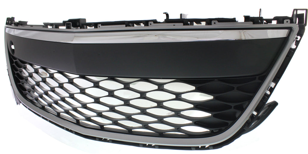 CX-7 10-12 FRONT BUMPER GRILLE, Chrome, w/ Fog Lights