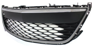 CX-7 10-12 FRONT BUMPER GRILLE, Chrome, w/ Fog Lights