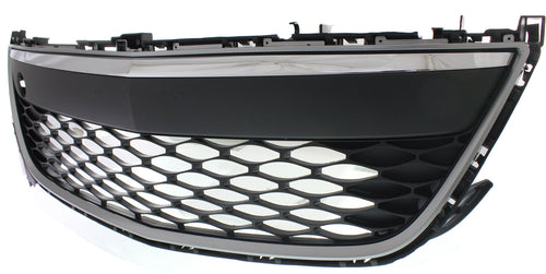 CX-7 10-12 FRONT BUMPER GRILLE, Chrome, w/ Fog Lights