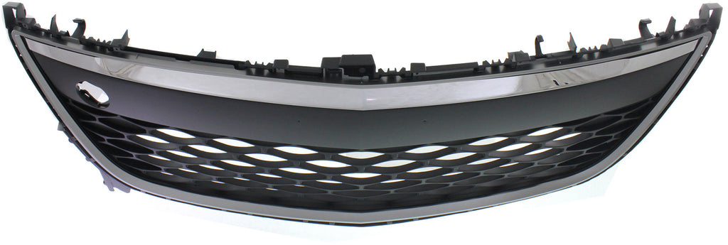 CX-7 10-12 FRONT BUMPER GRILLE, Chrome, w/ Fog Lights