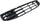 MIRAGE 14-15 FRONT BUMPER GRILLE, Lower, Textured Gray - CAPA