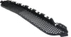 C300 15-18 FRONT BUMPER GRILLE, Center, Textured Black, w/o AMG Styling and Luxury Package, Conv/Cpe/Sdn