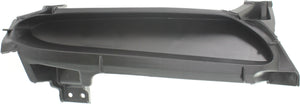 MAZDA 3 10-11 FRONT BUMPER GRILLE RH, Textured Black, Manual Trans, 2.0/2.5L Eng.