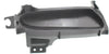 MAZDA 3 10-11 FRONT BUMPER GRILLE RH, Textured Black, Manual Trans, 2.0/2.5L Eng.