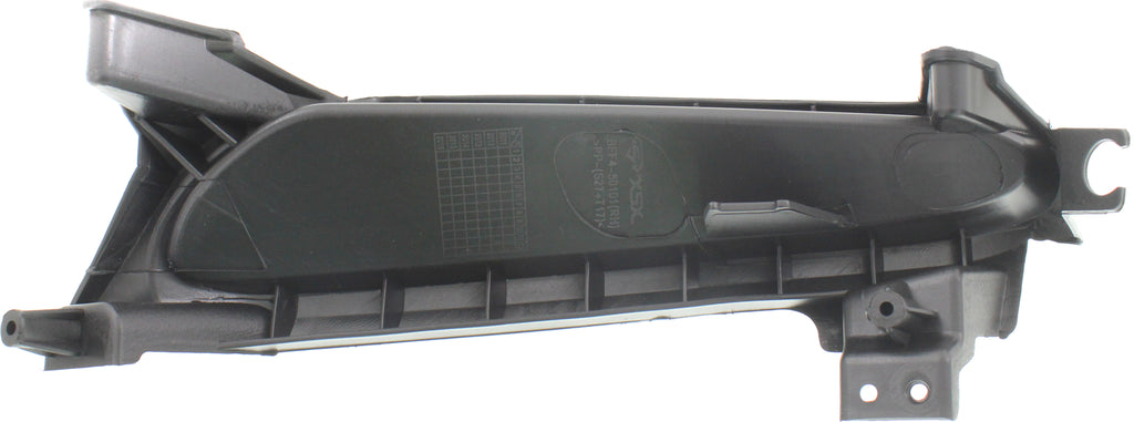 MAZDA 3 10-11 FRONT BUMPER GRILLE RH, Textured Black, Manual Trans, 2.0/2.5L Eng.