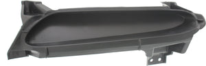MAZDA 3 10-11 FRONT BUMPER GRILLE LH, Textured Black, Manual Trans, 2.0/2.5L Eng.
