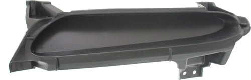 MAZDA 3 10-11 FRONT BUMPER GRILLE LH, Textured Black, Manual Trans, 2.0/2.5L Eng.