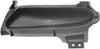 MAZDA 3 10-11 FRONT BUMPER GRILLE LH, Textured Black, Manual Trans, 2.0/2.5L Eng.