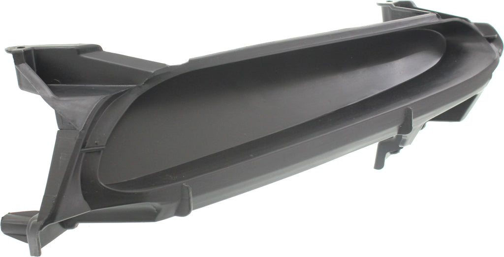 MAZDA 3 10-11 FRONT BUMPER GRILLE LH, Textured Black, Manual Trans, 2.0/2.5L Eng.