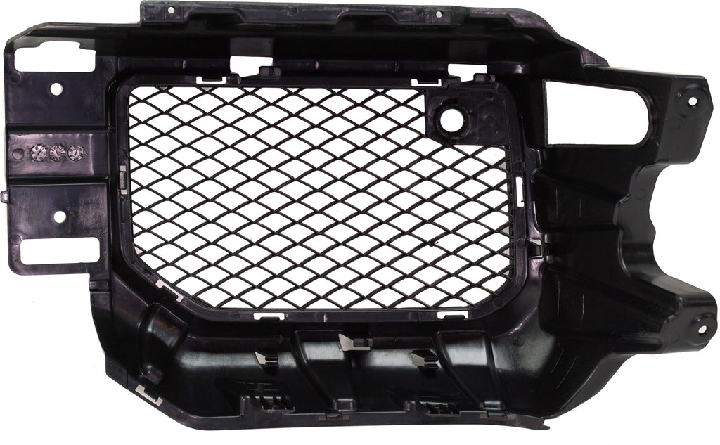 G-CLASS 13-18 FRONT BUMPER GRILLE RH, Frame Cover, Outer, Txtd Black, (G63/G65 13-18)/(G550 16-18)
