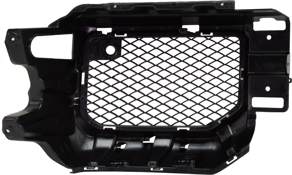 G-CLASS 13-18 FRONT BUMPER GRILLE LH, Frame Cover, Outer, Txtd Black, (G63/G65 13-18)/(G550 16-18)