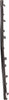 E63 14-16 FRONT BUMPER MOLDING, Center, Lower, w/ Night Package, Sedan/Wagon