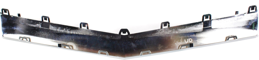 E-CLASS 14-17 FRONT BUMPER MOLDING, Center, Chrome, w/ AMG Styling Package, w/o Night Package, Convertible/Coupe