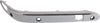 C-CLASS 01-07 FRONT BUMPER MOLDING RH, Strip, Impact Outer, w/ Chrome Mldg., w/ Sensor Hole, Classic