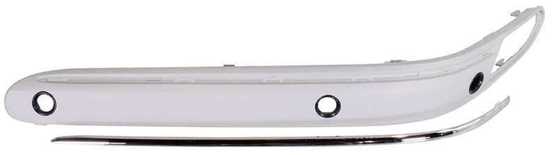 C-CLASS 01-07 FRONT BUMPER MOLDING LH, Strip, Impact Outer, w/ Chrome Mldg., w/ Sensor Hole, Classic