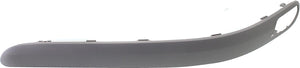 C-CLASS 02-05 FRONT BUMPER MOLDING LH, Black, w/o Parktroninc, Coupe, (203) Chassis