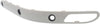 C-CLASS 02-05 FRONT BUMPER MOLDING LH, Black, w/ Parktronic, Coupe, (203) Chassis