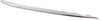 C300 15-18 FRONT BUMPER MOLDING LH, Upper, Chrome, w/o AMG Styling Package and Luxury Package, Sedan