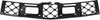 GL-CLASS 07-12 FRONT BUMPER GRILLE, Flap Cover, Textured Black, w/o Off Road Pkg