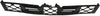 GL-CLASS 07-12 FRONT BUMPER GRILLE, Flap Cover, Textured Black, w/o Off Road Pkg
