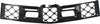 GL-CLASS 07-12 FRONT BUMPER GRILLE, Flap Cover, Textured Black, w/o Off Road Pkg